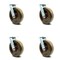 Service Caster 8 Inch High Temp Phenolic Wheel Swivel Caster Set with Roller Bearings SCC SCC-30CS820-PHRHT-4 - alternate 1